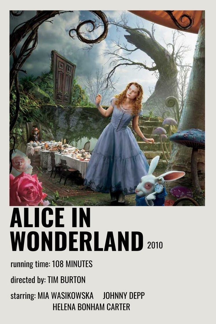 Fashion Alice in Wonderland 