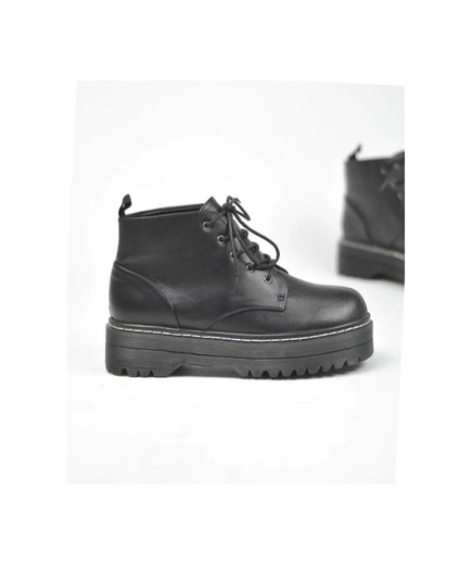 platform lace ankle boots – QUANTICLO
