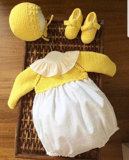 Conjunto bebé amarillo