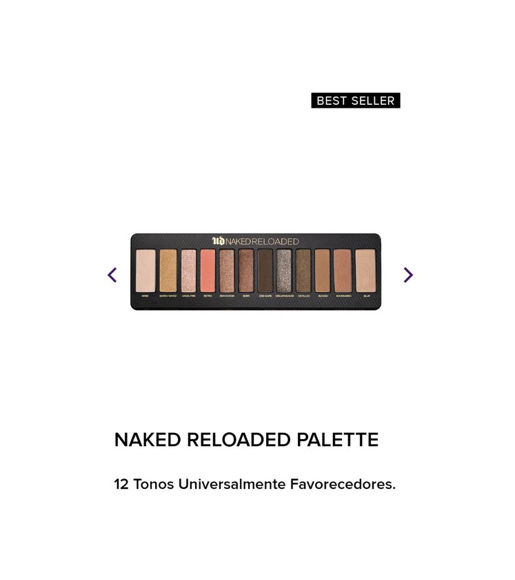 Producto Paleta de sombras