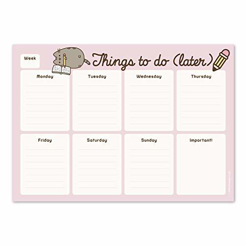 Producto Bloc Planificador Semanal A4 Pusheen Rose Collection