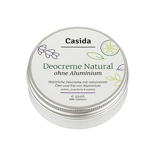 Crema desodorante sin aluminio natural