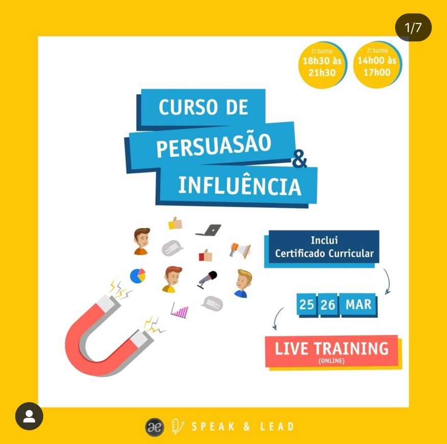 Fashion Curso de Persuasão e Influência • Speak and Lead 