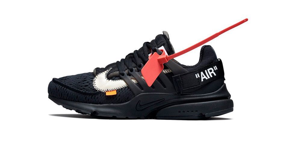 Moda Nike x off-white presto black