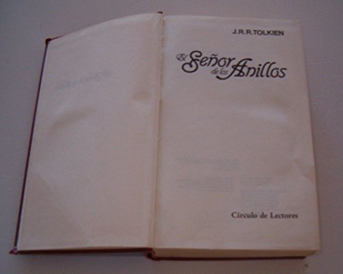 Libro El Señor De Los Anillos