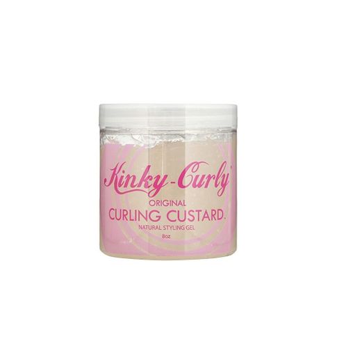 kinky-curly – Gel para el cabello para cabello – Original Curling Custard – 8 oz