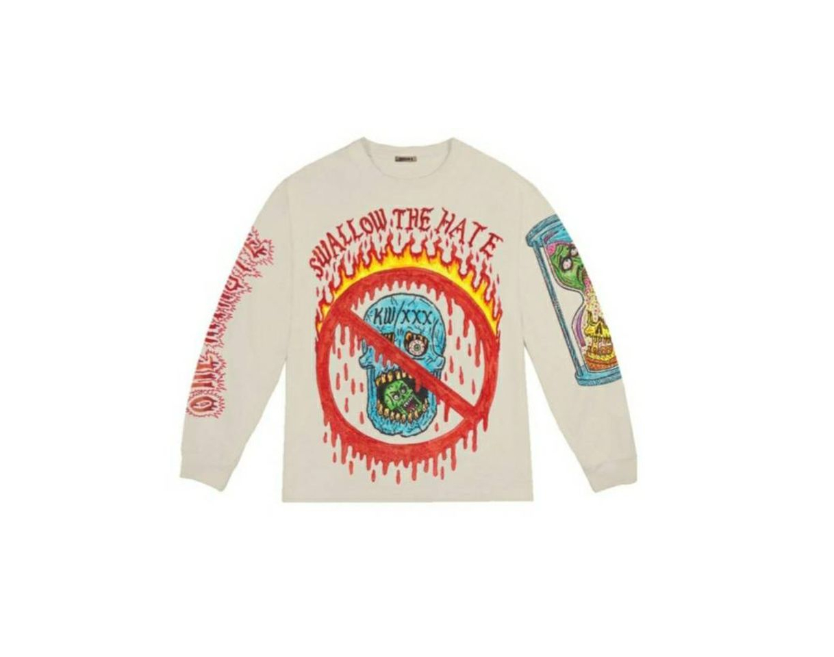 Social XXXTentacion Swallow The Hate Long Sleeve Tee Bone