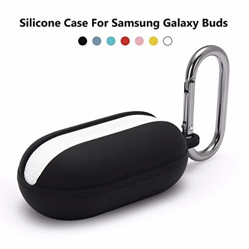 Electrónica Funda Galaxy Buds,Funda Samsung Galaxy Buds,Funda de Silicona Suave Anti-perdida y a