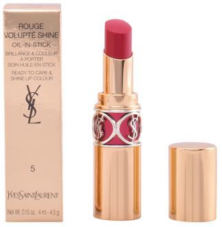 Moda 
YVES SAINT LAURENT
Barra de labios Rouge Volupté Shine N*4