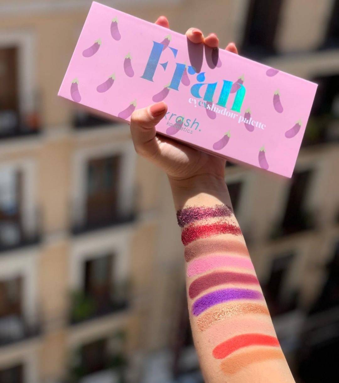 Paleta sombras fran– Krash Kosmetics