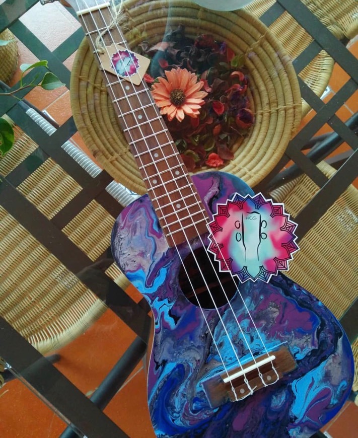 Moda Ukelele pintados