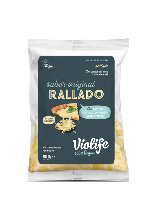 Producto Queso vegano rallado violife