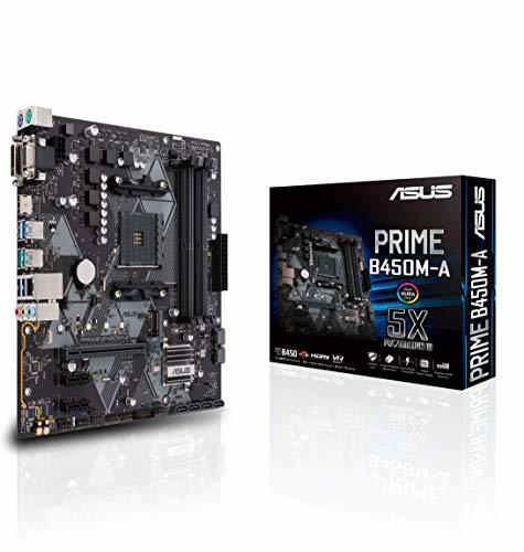 Electronic Asus PRIME B450M-A AMD AM4 B450 mATX - Placa con Aura Sync