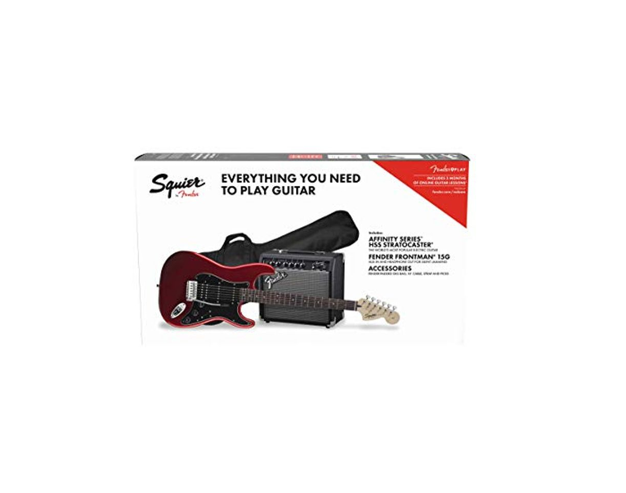 Product Fender Squier Affinity Stratocaster LRL HSS Candy Apple Red