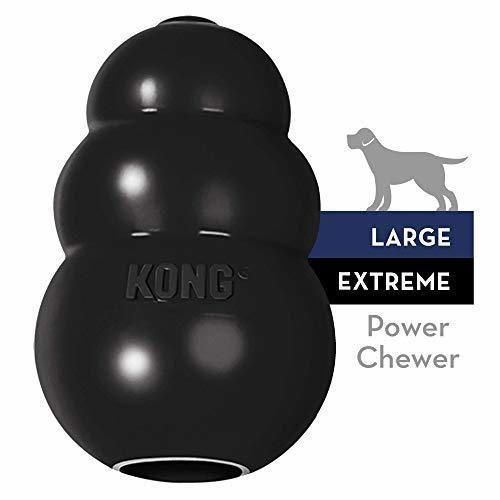 KONG - Extreme - Juguete de robusto caucho natural negro - Para