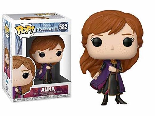 Funko- Pop Disney: Frozen 2-Anna Figura Coleccionable, Multicolor