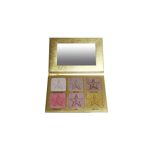 Jeffree Star Holiday Glitter Colección - 24 quilates oro piel Frost Pro paleta
