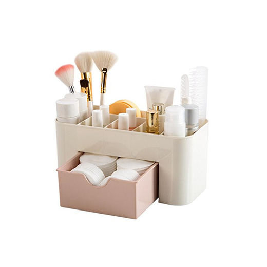 Caja Para Cosméticos Paellaesp Organizador Guardar Espacio De Escritorio Maquillaje Cajón De