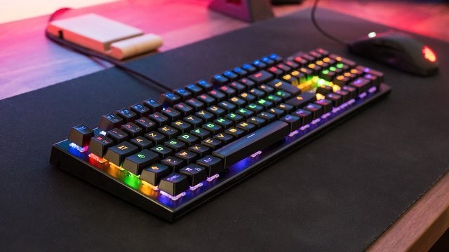 TECLADO THE G-LAB KEYZ-CARBON-V2/SP USB NEGRO