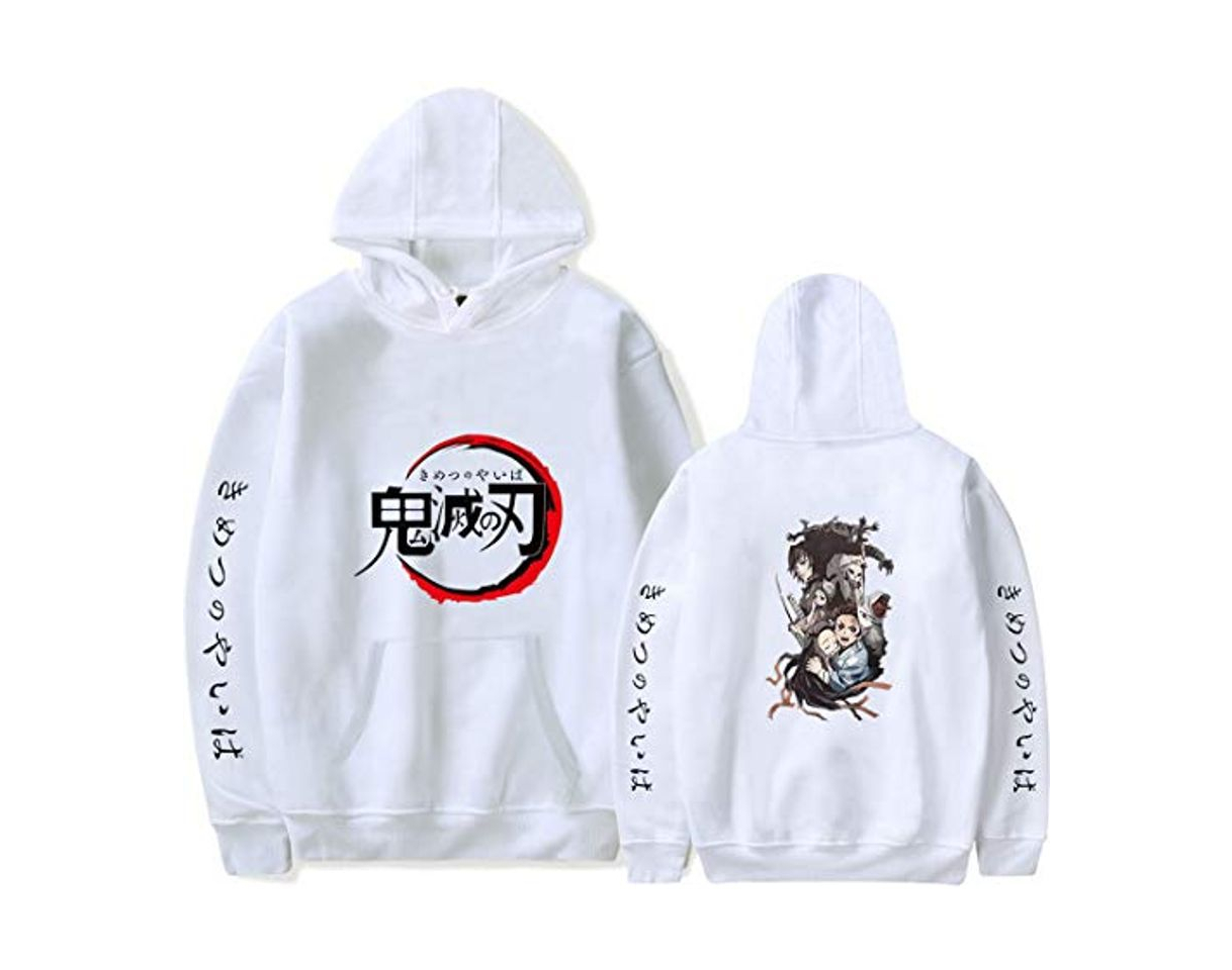 Fashion PANOZON Sudadera Hombre Demon Slayer Impresión de Espada Mata-Demonios Hoodie de Anime