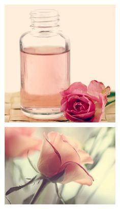 Agua de rosas y leche de rosas DIY