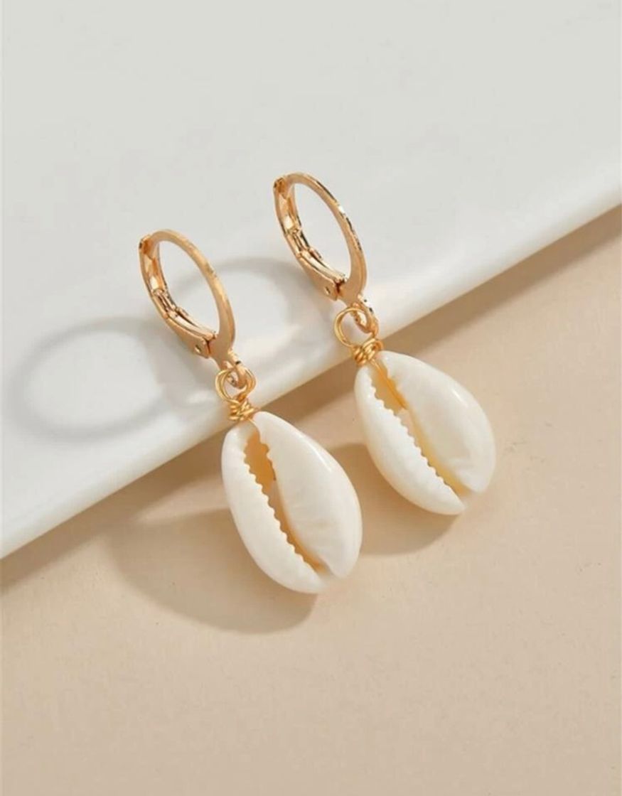 Fashion pendientes conchas 