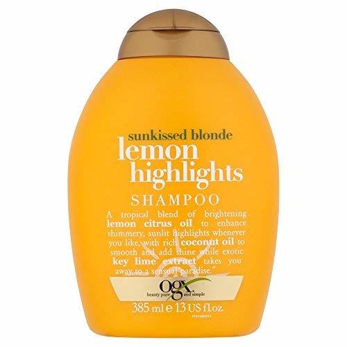 Belleza OGX Sunkissed Blonde Plus Lemon Highlights Negro Intraaural Dentro de oído auricular