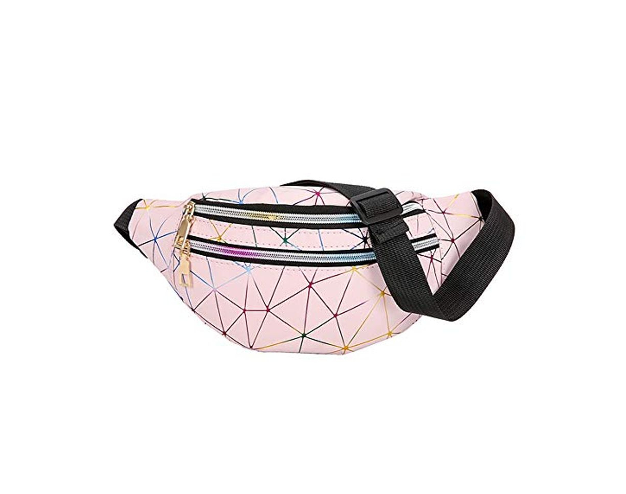 Products Estwell Riñonera Mujer Moda Riñonera Deportiva Viaje Bolso de Cintura Running Impermeable Riñoneras de Marcha Fanny Pack