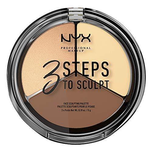 Belleza NYX Professional Makeup Paleta de Contouring & Iluminador 3 Steps to Sculpt