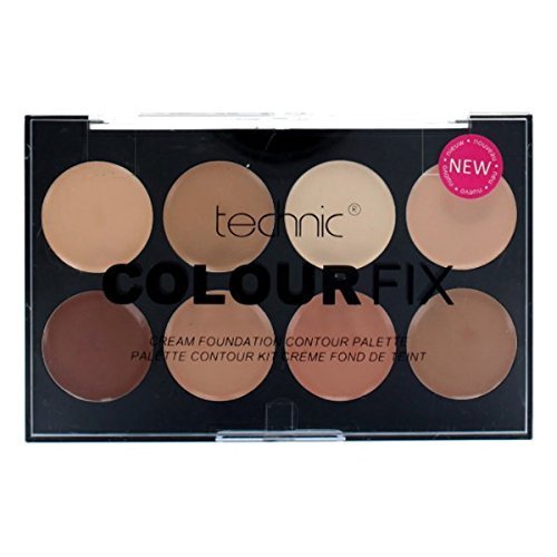 Beauty Technic Colour Fix CREAM FOUNDATION CONTOUR PALETTE KIT by Technic