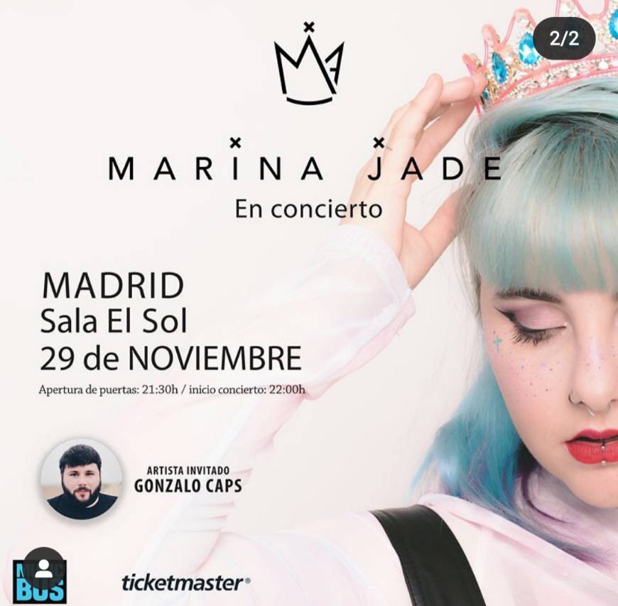 Moda Compra entradas para Marina Jade vie. 29 nov. 19 22:00, Sala El ...