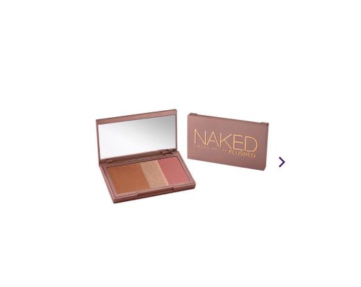 Naked flushed-bronceador+highlight+colorete