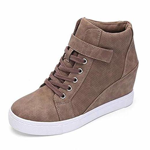 Zapatillas para Mujer Otoño Invierno JORICH Zapatillas de Plataforma Cuña Deportivo para