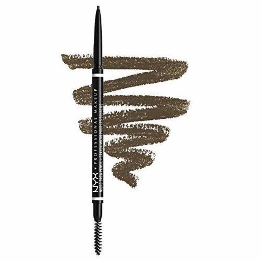 NYX Professional Makeup Lápiz de cejas adecuadas Micro Brow Pencil, Dos lados