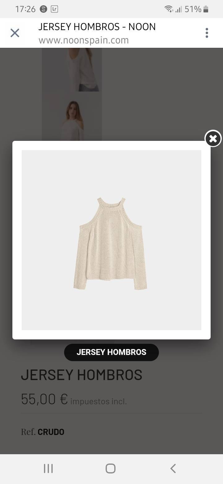 Producto Jersey hombros