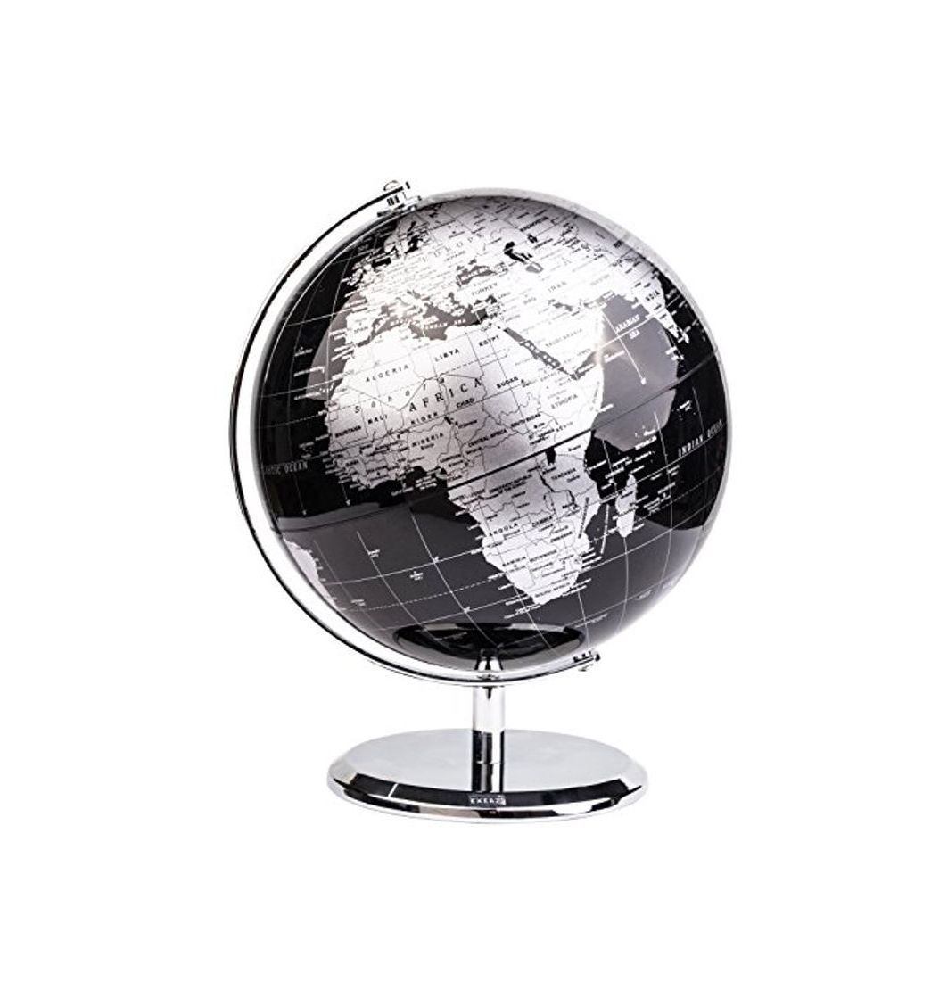 Products Exerz 20cm Globo Terráqueo - en Inglés - Decoración de escritorio educativa/geográfica/moderna