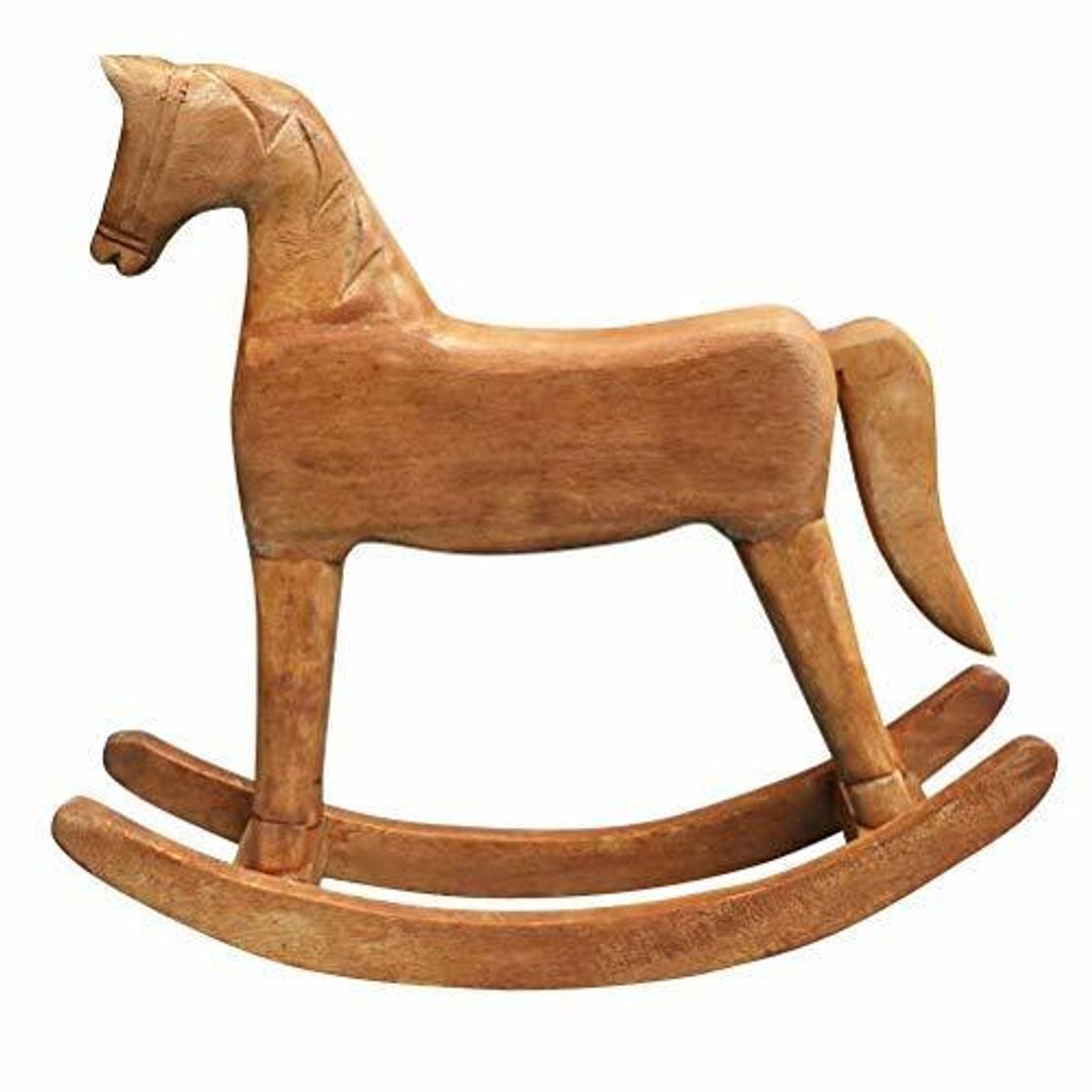 Social Juguete del caballo mecedora de madera for niños pequeños Decoración de la