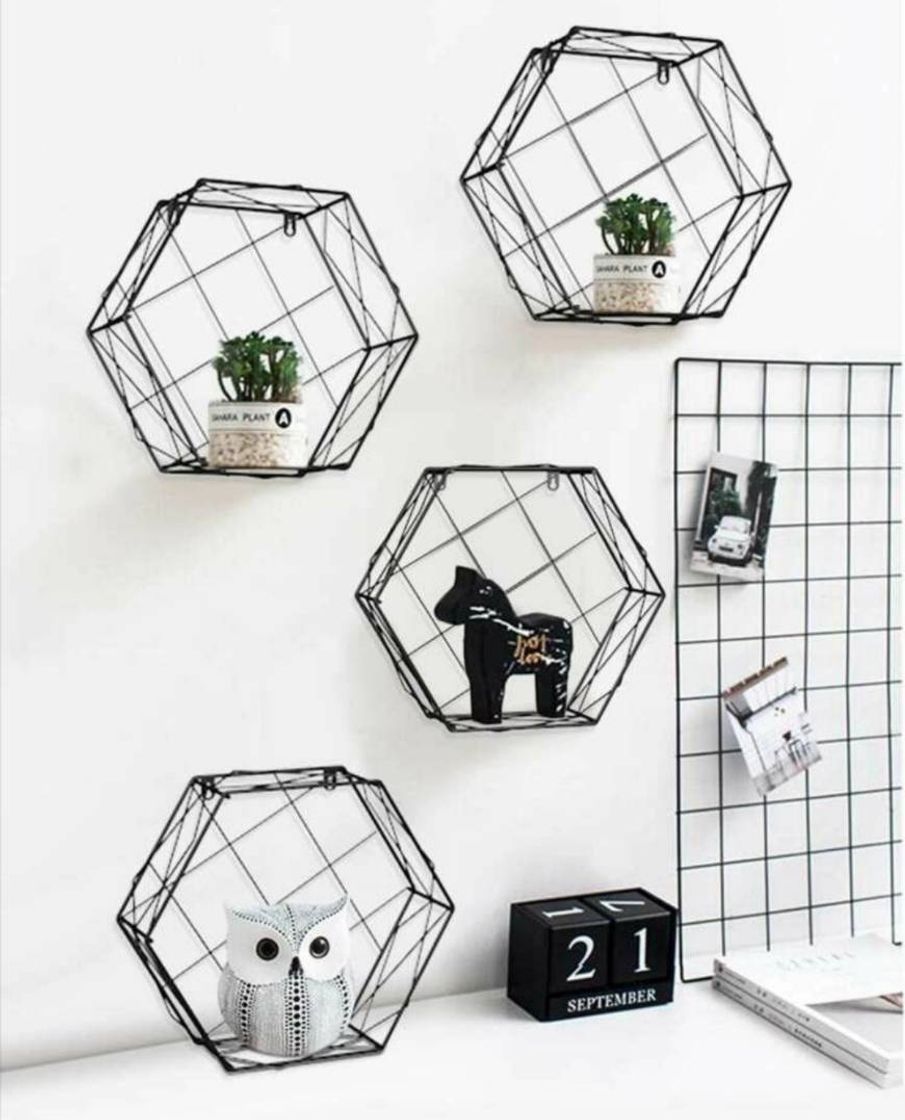 Products Estanteria hexagonal de hierro