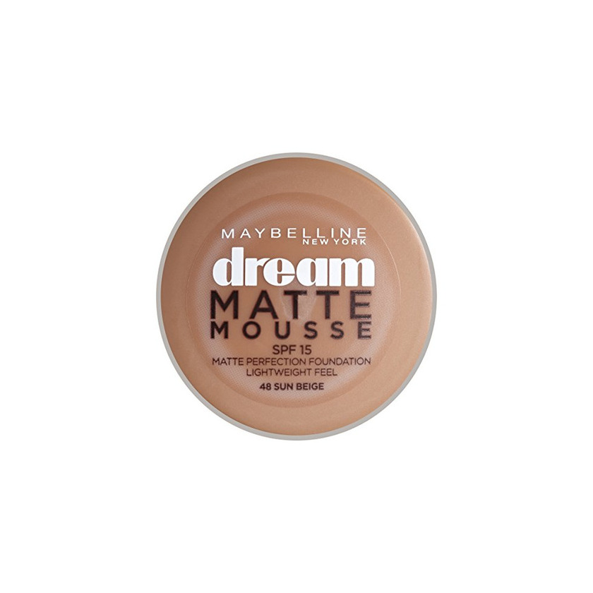 Belleza Maybelline Dream Matte Mousse 48 Beige ensoleillé - base de maquillaje