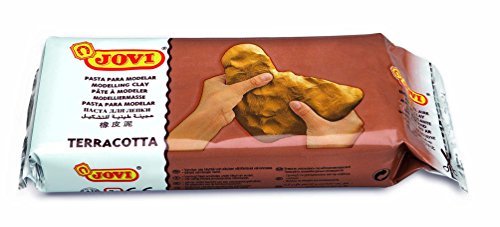 Place Jovi- Pasta para modelar, Color Terracotta, 1000 g