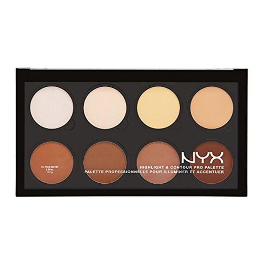 NYX Professional Makeup Paleta de contouring Highlight & Contour Pro Palette