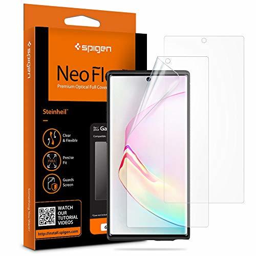 Electronics Spigen, 2 Pack, Protector Pantalla Samsung Galaxy Note 10 Plus, NeoFlex, No