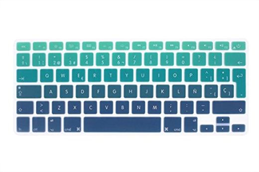 Wayes - española Cubierta del Teclado/Keyboard Cover para MacBook Pro 13" 15"