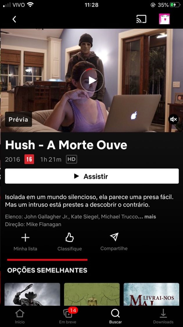 Movie Hush | Netflix