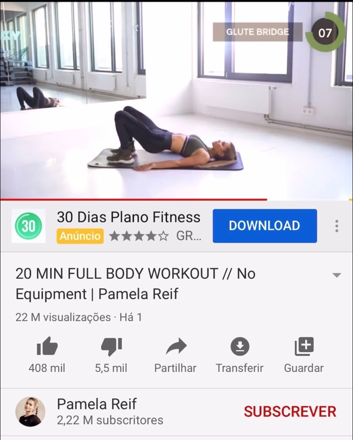 Moda 20 minutes Full body home workout 