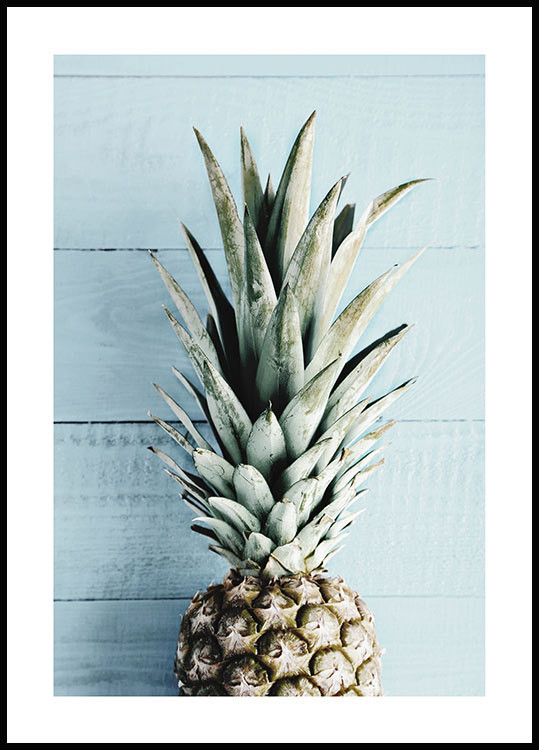 Product Blue wall pineapple