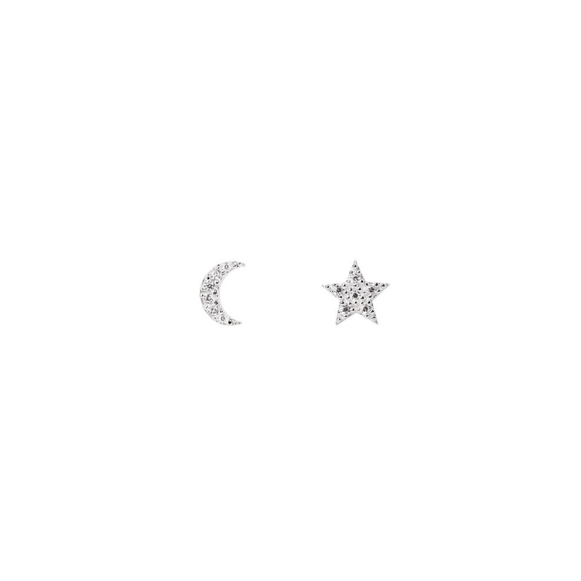 Social Pendientes luna y estrella Singularu