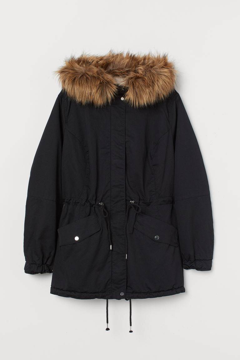 Producto Parka pelo negra H&M+