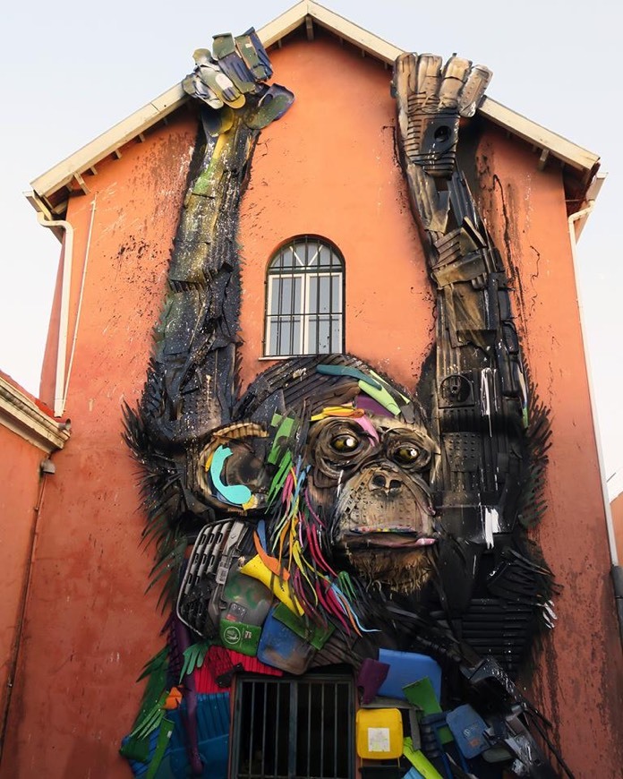 Place Bordalo II - Monkey