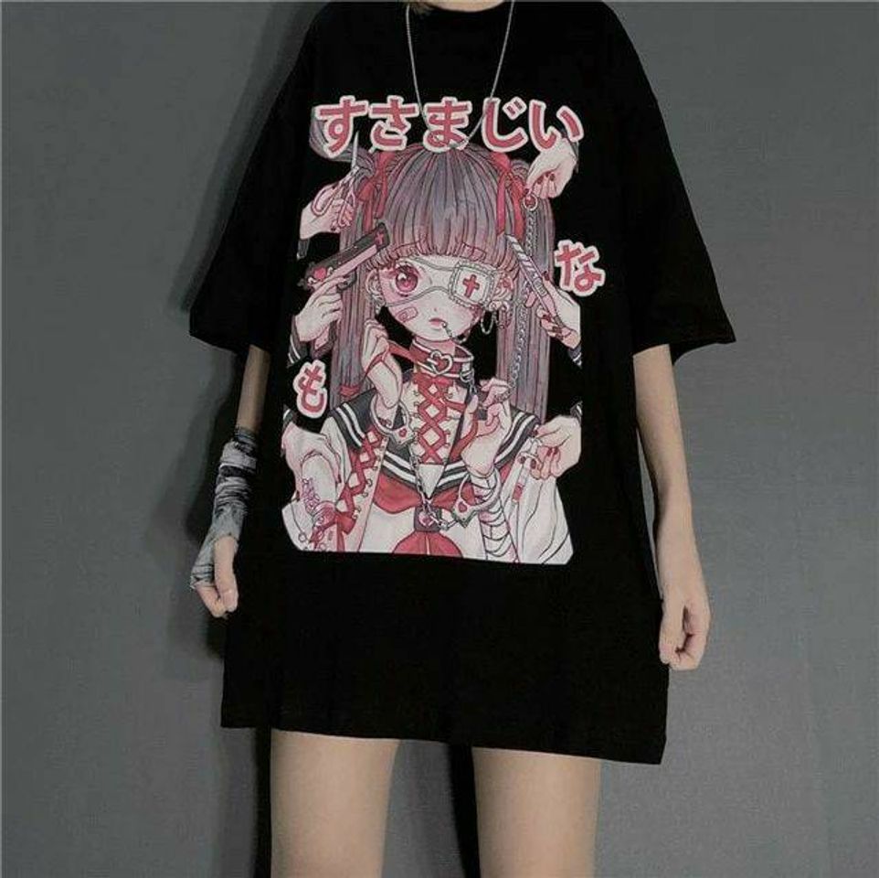 Fashion Camiseta yami kawaii 